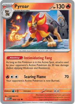 Pyroar single card from Pokemon