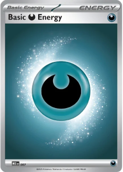 Basic Darkness Energy : MEGA EVOLUTION - Pokemon Single Card