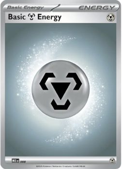 Basic Metal Energy : MEGA EVOLUTION - Pokemon Single Card