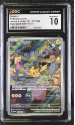 Pikachu (ILLUSTRATION RARE) : 173/165 SCARLET AND VIOLET - 151 - CERTIFIED GUARANTY COMPANY Graded Card - 10 GEM MINT