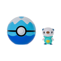 Pokemon Clip N Go Oshawott and Dive Ball Figure - Image 2