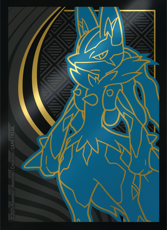 Pokemon Mega Evolution Lucario Standard Card Sleeves Pokemon Mega Evolution Lucario Standard Card Sleeves