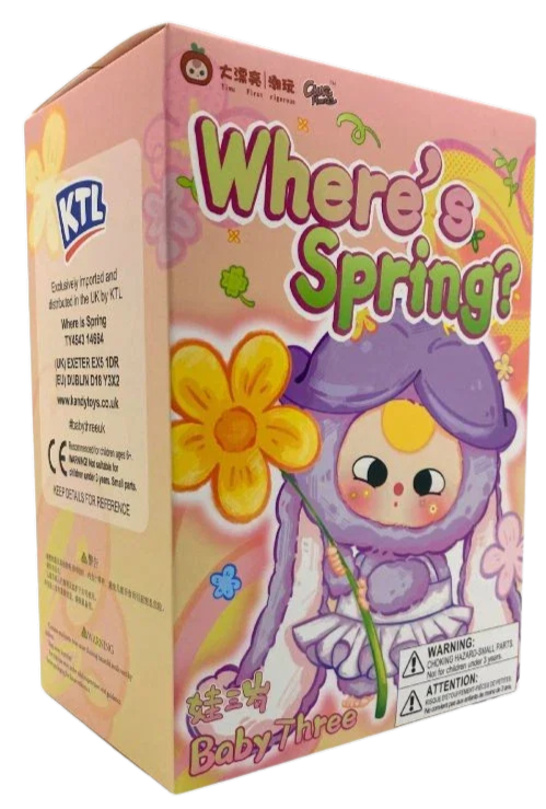 Baby Three | Where is Spring Mystery Plush | Blind Bags