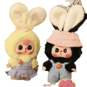 Baby Three Macaron Cute Bunny Mystery Plush - Image 4