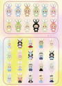 Baby Three Macaron Cute Bunny Mystery Plush - Image 5
