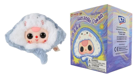 Baby Three Romantic Ocean Mystery Plush Keychain
