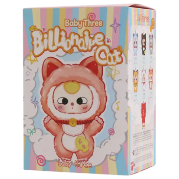 Baby Three Billionaire Cat Mystery Plush