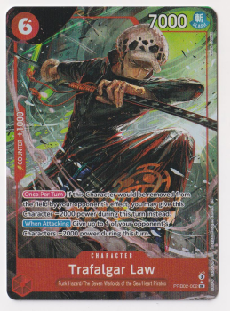 Trafalgar Law single card from One Piece Trading Card Game