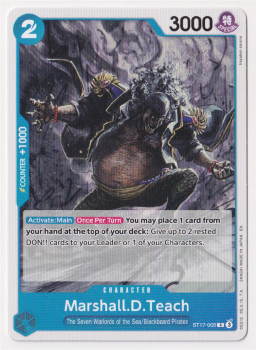 Marshall.D.Teach single card from One Piece Trading Card Game