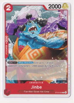 Jinbe single card from One Piece Trading Card Game