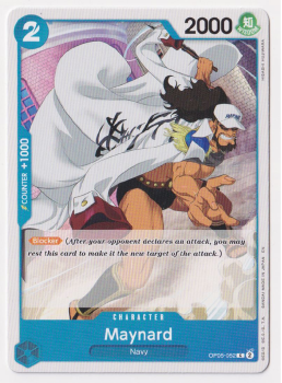 Maynard single card from One Piece Trading Card Game