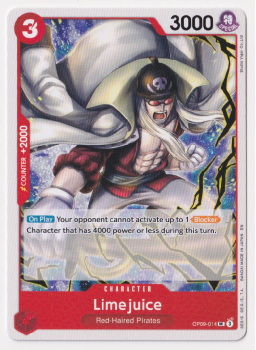 Limejuice single card from One Piece Trading Card Game