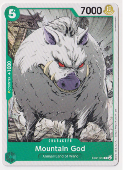 Mountain God single card from One Piece Trading Card Game