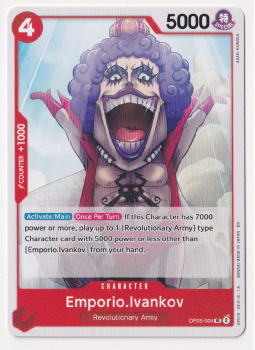 Emporio.Ivankov single card from One Piece Trading Card Game