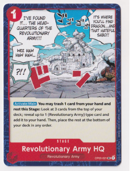 Revolutionary Army HQ single card from One Piece Trading Card Game