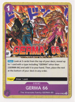 GERMA 66 single card from One Piece Trading Card Game