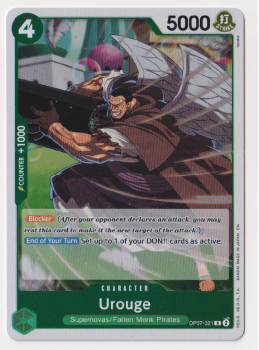 Urouge single card from One Piece Trading Card Game