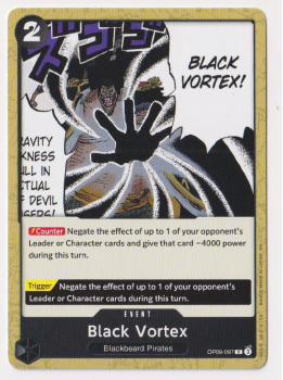 Black Vortex single card from One Piece Trading Card Game