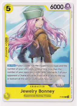 Jewelry Bonney single card from One Piece Trading Card Game