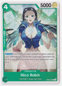 Nico Robin single card from One Piece Trading Card Game