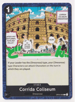 Corrida Coliseum single card from One Piece Trading Card Game