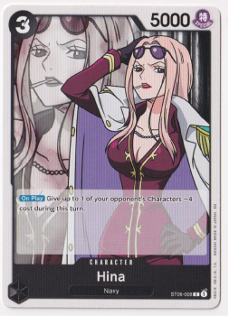 Hina single card from One Piece Trading Card Game