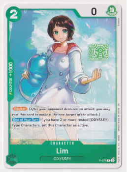 Lim single card from One Piece Trading Card Game