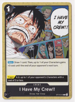I Have My Crew!! single card from One Piece Trading Card Game