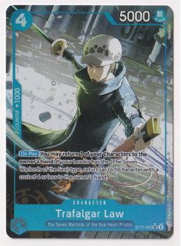 Trafalgar Law single card from One Piece Trading Card Game