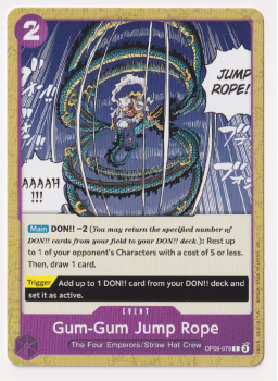 Gum-Gum Jump Rope single card from One Piece Trading Card Game