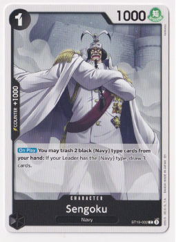 Sengoku single card from One Piece Trading Card Game