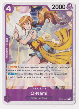 O-Nami single card from One Piece Trading Card Game