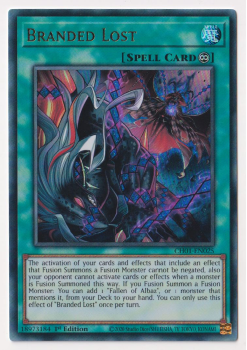 Branded Lost (Ultra Rare) single card from Yu-Gi-Oh!