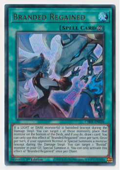 Branded Regained (Ultra Rare) single card from Yu-Gi-Oh!