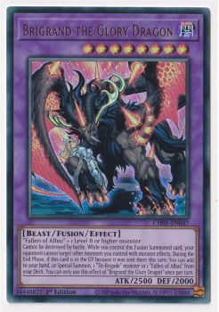 Brigrand the Glory Dragon (Ultra Rare) single card from Yu-Gi-Oh!