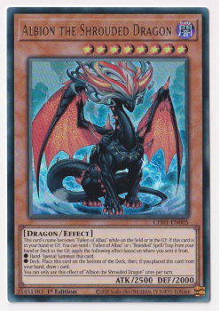 Albion the Shrouded Dragon (Ultra Rare) single card from Yu-Gi-Oh!