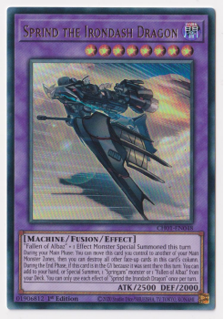 Sprind the Irondash Dragon (Ultra Rare) single card from Yu-Gi-Oh!