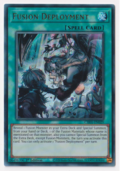 Fusion Deployment (Ultra Rare) single card from Yu-Gi-Oh!
