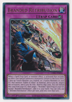Branded Retribution (Ultra Rare) single card from Yu-Gi-Oh!