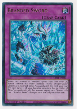 Branded Sword (Ultra Rare) single card from Yu-Gi-Oh!