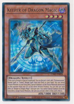 Keeper of Dragon Magic (Ultra Rare) single card from Yu-Gi-Oh!