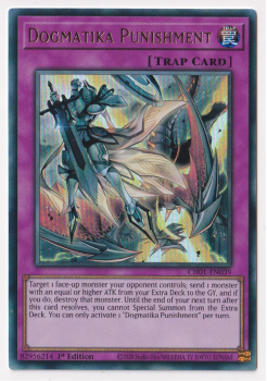 Dogmatika Punishment (Ultra Rare) single card from Yu-Gi-Oh!