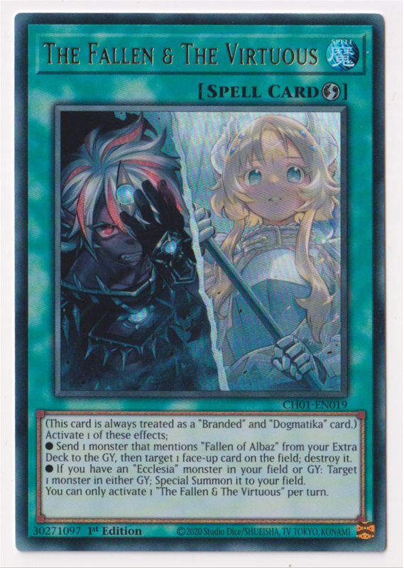 遊戯王OCG デュエルモンスターズ The Fallen & The Virtuous THE FALLEN & THE VIRTUOUS – Yu-Gi-Oh!