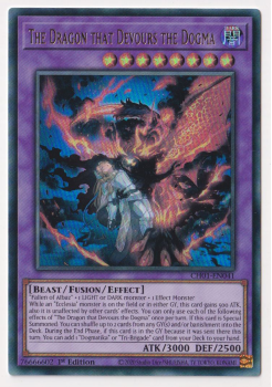 The Dragon that Devours the Dogma (Ultra Rare) single card from Yu-Gi-Oh!