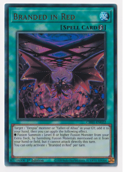 Branded in Red (Ultra Rare) single card from Yu-Gi-Oh!