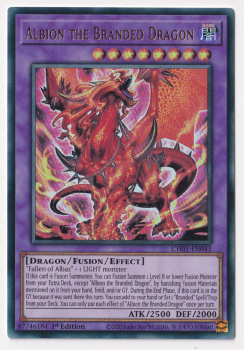 Albion the Branded Dragon (Ultra Rare) single card from Yu-Gi-Oh!