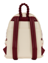 Loungefly - Cream & Red Floral Mid Sized Backpack - Image 3