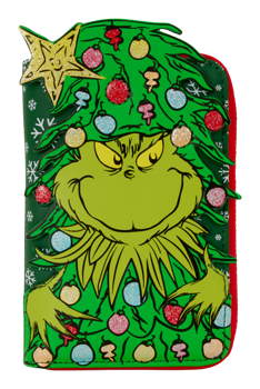 Loungefly - Dr.Seuss Grinch Holiday Zip Wallet