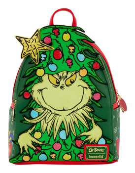 Loungefly - Dr.Suess Grinch Holiday Mini Backpack