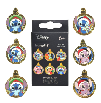 Blind Box Enamel Pins - Lilo & Stitch Christmas Mystery